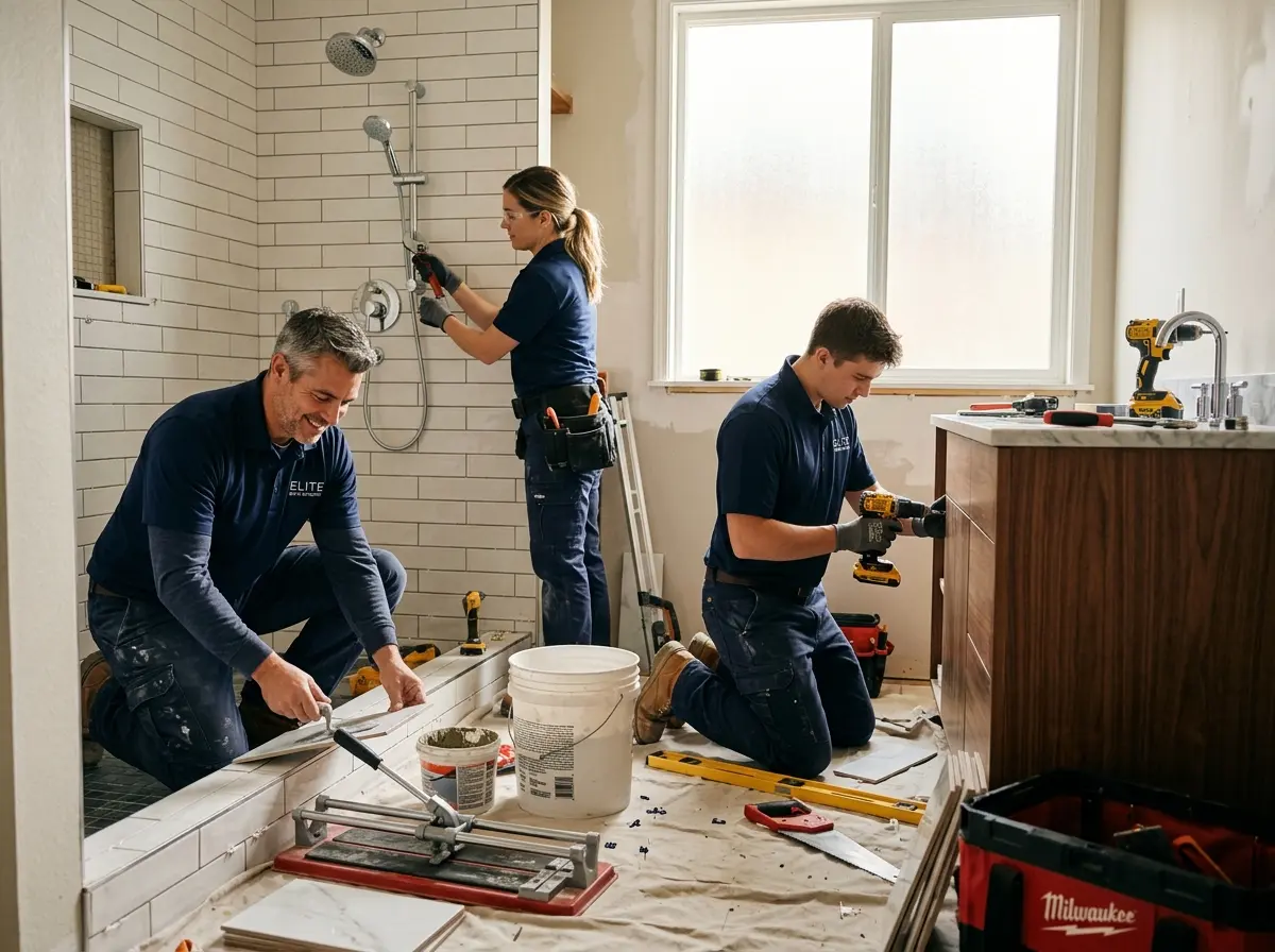 Onyx Bath Remodel team